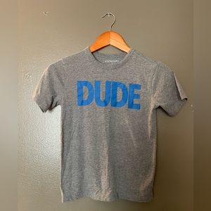 Boys J.Crew DUDE T-shirt